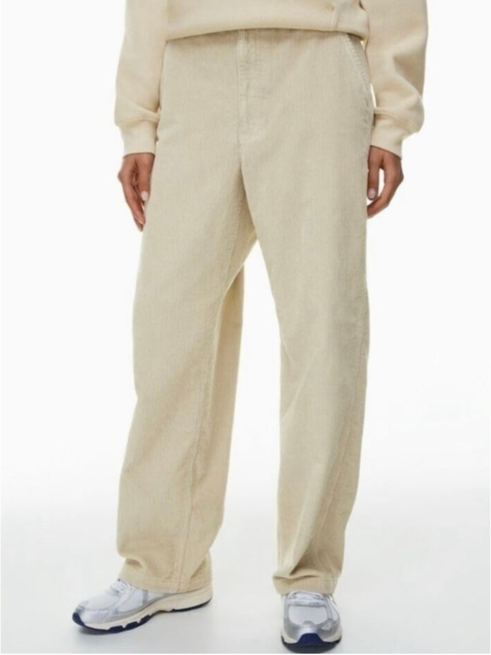 Tna Greenwich Corduroy Pant Size 2 Cream Beige